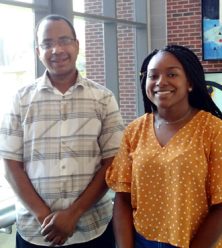 Dr. David Mitchell with his undergraduate mentee Glenn Duncan