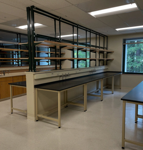 An empty lab at a US research campus